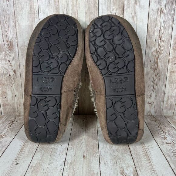 Ugg fleece slip‎ Ons - mens 9 - Picture 8 of 9
